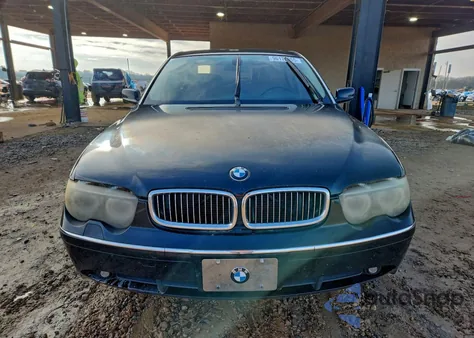 2005 BMW 745 Li z USA, uszkodzony, nr VIN WBAGN635X5DS60459
